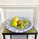 Plat coupe céramique décorative vintage
