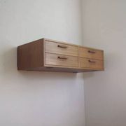 Teak Wall Drawer Module By Kai Kristiansen For Feldballes Møbler, 1960s
