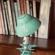 Petite lampe à pince champignon métal vert veilleuse vintage