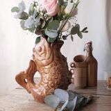 Vase poisson en grès