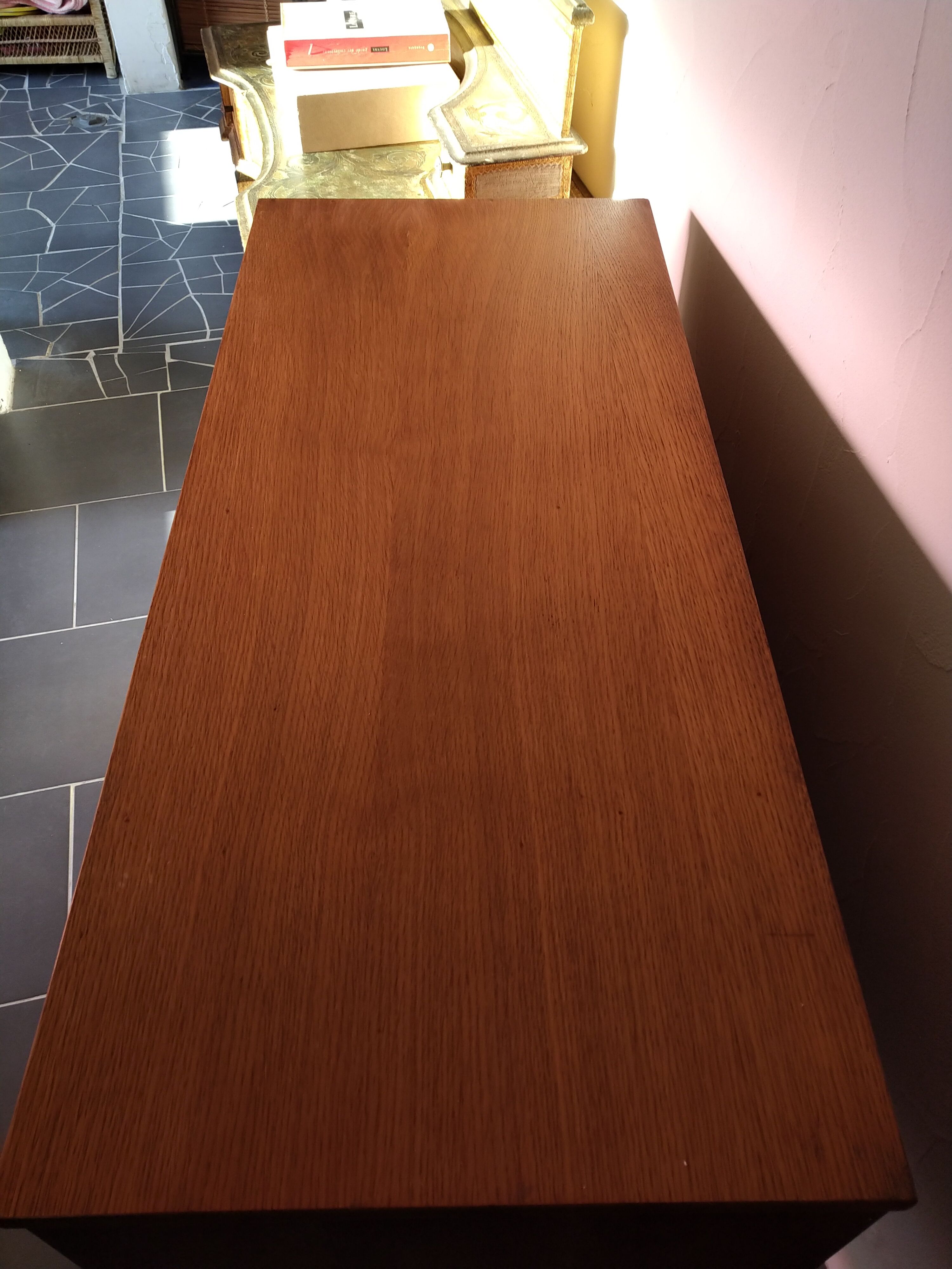 Commode vintage pieds compas