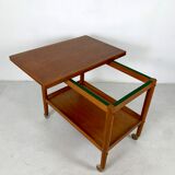 Danish midcentury teak bar trolley by Grete Jalk