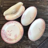 Assiettes à dessert « Turenne » de Creil et Montereau