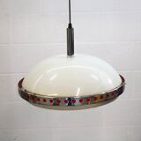 Space age plastic UFO ceiling lamp *** Massive *** Belgian design