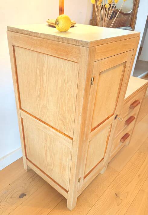 Small asymmetrical wardrobe "Clémentine"