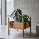 Oak Planter Stand by Henning Kjærnulf, Denmark, 1960s