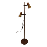 Lampadaire Leuchten 1990 en bois et laiton
