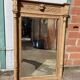 Mirror in oak aero erased wolf's head Henri II