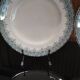 5 flat plates in Longwy earthenware model “Suzanne” Terre de Fer