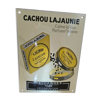 Enamelled plate Cachou lajaunie