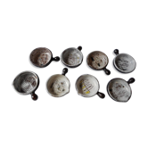 8 cups Juliette Derel Vallauris