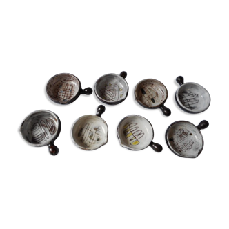 8 cups Juliette Derel Vallauris