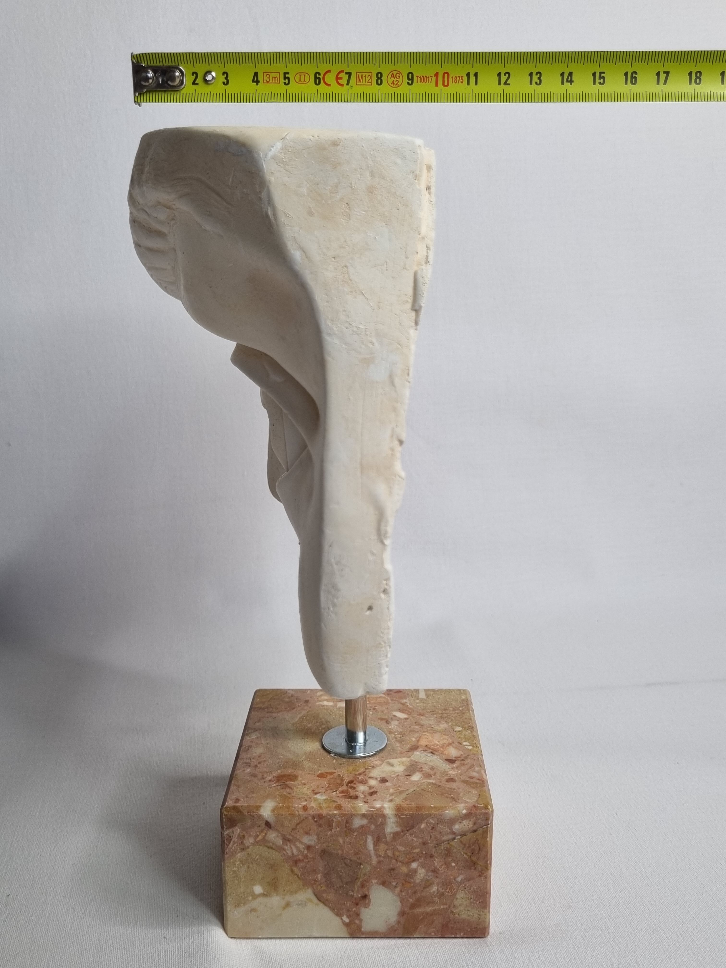 Eye of Michelangelo's "David", vintage cast after Brucciani, on base, 27 cm