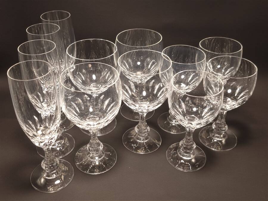 Crystal glassware set – 12 pieces
