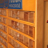 Xl vintage haberdashery 'tubor tubca' by poreye & fils - belgium - 1950's