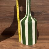 Ridged handmade vase