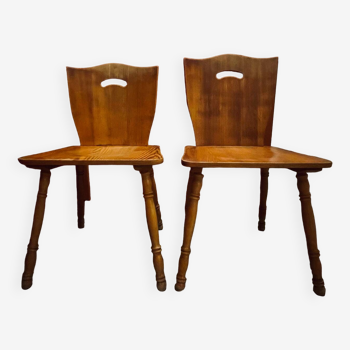 Scandinavian wooden chairs