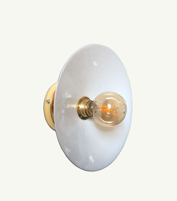 Opaline wall lamp