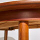 Restored teak dining table
