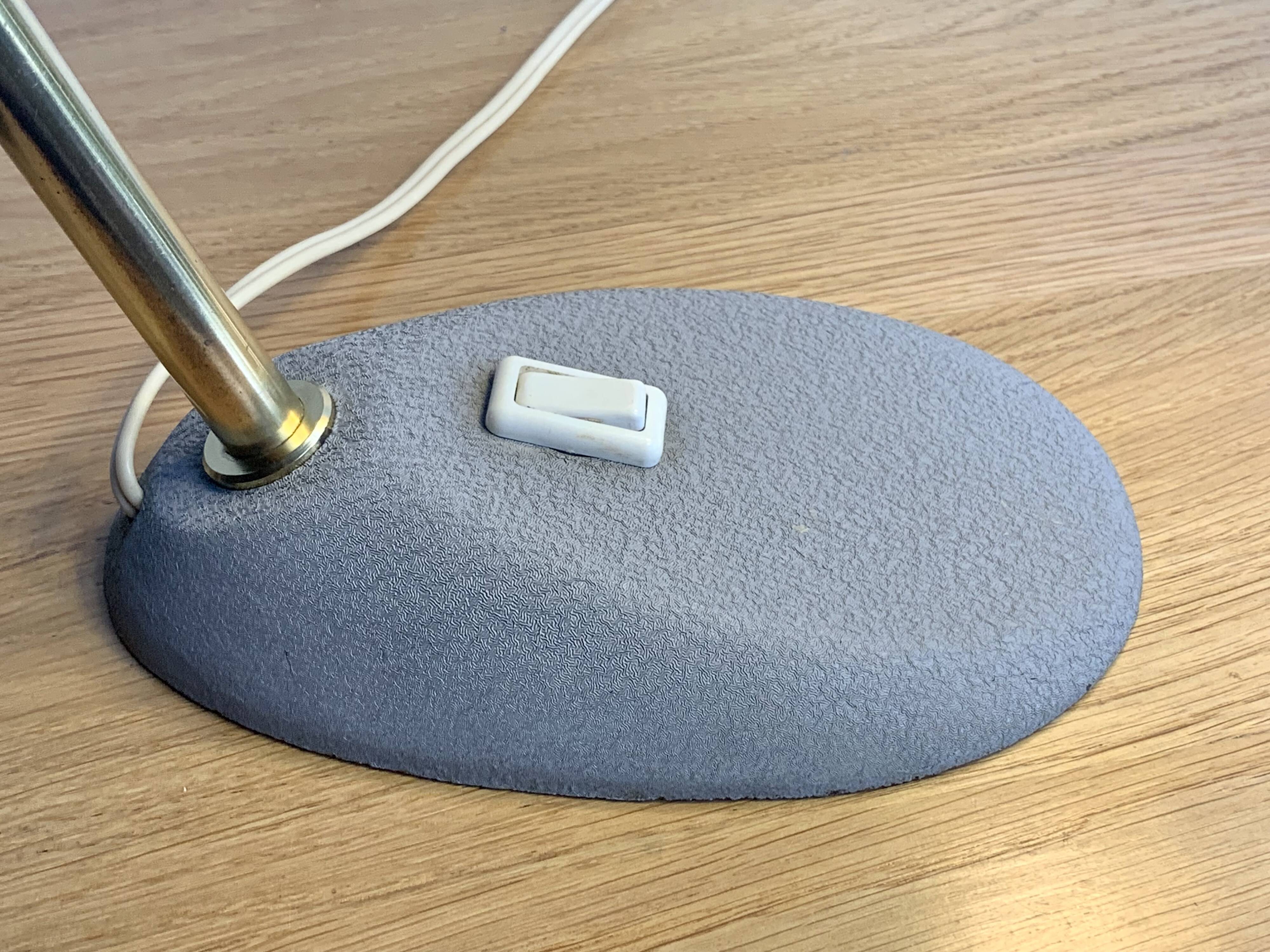 Industrial Aluminor notary banker type desk lamp