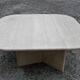 Table basse en travertin, années 1970