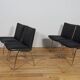 Chaises d'aéroport modèle AP-38 par Hans J. Wegner pour AP Stolen, Danemark, années 1950,