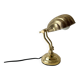 1950s brass "shell" desk lamp, vintage lighting