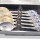 Series of 6 mocha spoons