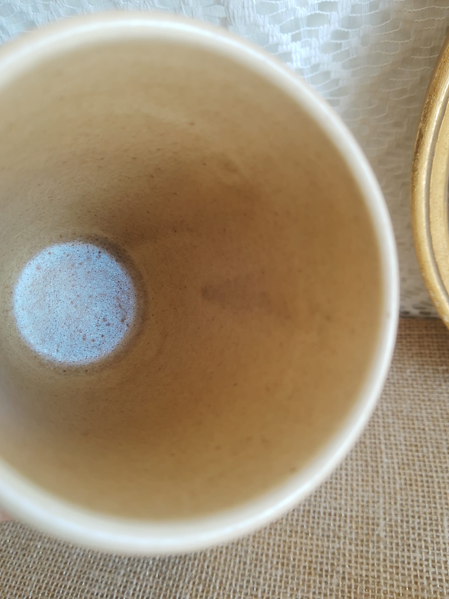 Set of 2 timpani, sandstone glasses