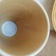 Lot de 2 timbales, verres en grès