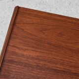 Midcentury Danish wider chest of 5 drawers in teak 1960s