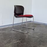Vintage stacking chair by Gerd Lange for Drabert West Germany model SM 400K