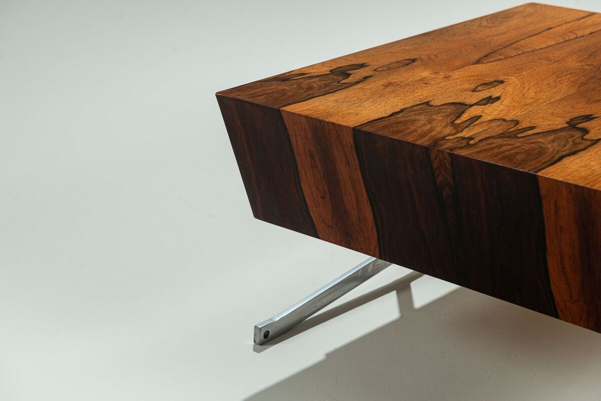 Unusual chest of drawers in rosewood mid-century Denmark 1960