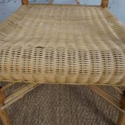 Fauteuil en rotin années 1950
