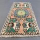 Small Vintage Turkish Rug 87x56 cm, Short Runner, Tribal, Shabby, Mini Carpet