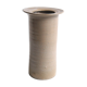Vase rouleau vintage ton gris-beige