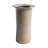 Vintage roll vase gray-beige tone