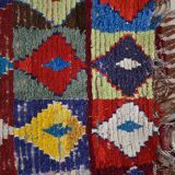 Carpet Moroccan Boucherouite 200 cm x 90cm