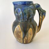Flamed stoneware pitcher, 1900