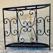 Antique wrought iron umbrella stand - early 20th century