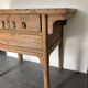 Console ancienne en bois d'orme