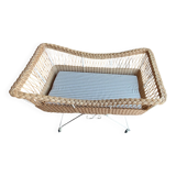 Wicker baby bed