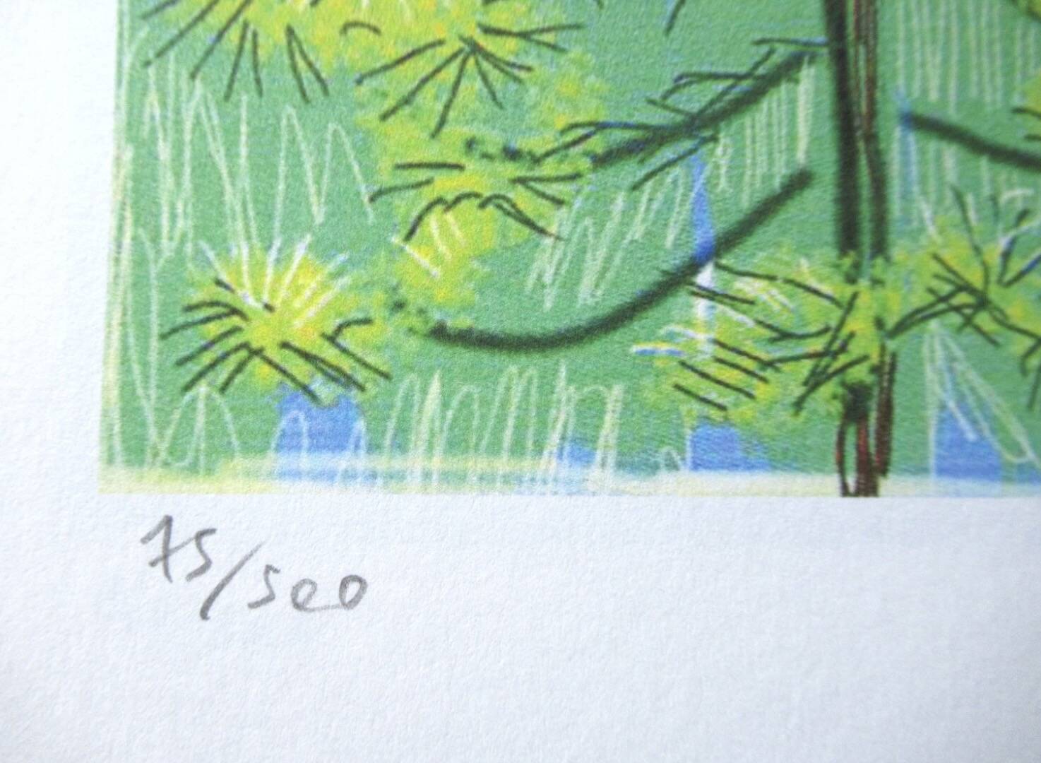 Lithographie de David Hockney signée et numérotée