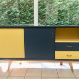 Vintage compass feet sideboard