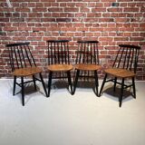 Set of four TAPIOVAARA style chairs