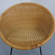 Mid-Century Modern Wicker Chair by Paul McCobb, USA, 1950s