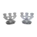 Pair of candle holders