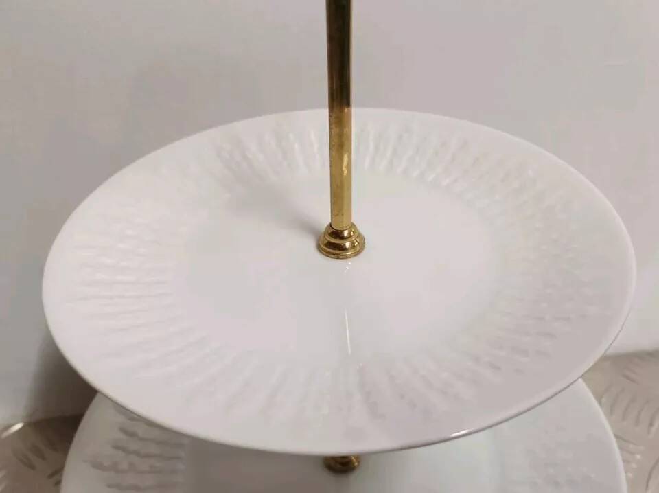 Bavaria Germany Vintage 3 Tier Cake Stand