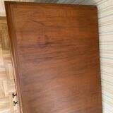 Antique low furniture in solid walnut