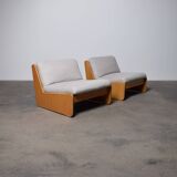 Mid Century Lounge Chairs By Carl Straub 1970s, Set Of 2